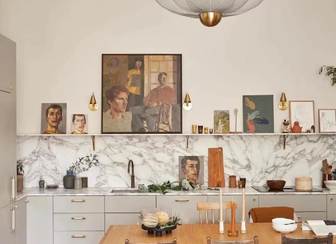 如果餐厨空间可以像画廊一样